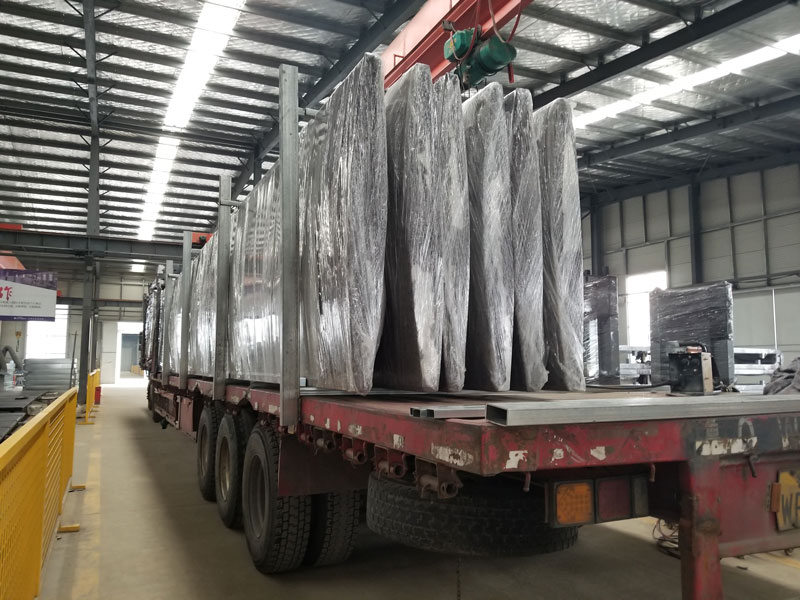 榮大發往江蘇第二批不銹鋼公交候車亭發貨記錄